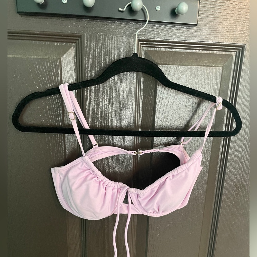 Pastel purple bikini top